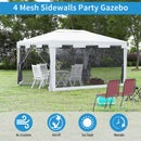Outsunny 4 x 3m Party Tent Waterproof Garden Gazebo Canopy Wedding Cover Shade