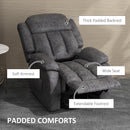 HOMCOM Power Lift Recliner Sofa Chair for Elderly with Remote and Side Pockets