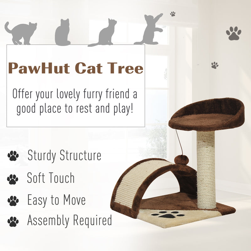 PawHut Cat Tree Kitten Scratching Scratcher Cosy Sisal Home Play Rest Activity