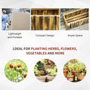 Outsunny Raised Flower Bed Wooden Rectangualr Planter Container Box Wood 4 Feet