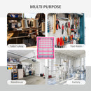 DURHAND 39 Drawers Parts Organiser Wall Mount Tools Storage Cabinet Clear