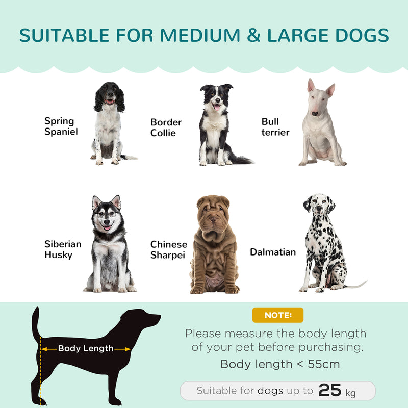 PawHut Dog Sofa, Pet Couch Bed for Medium, Large Dogs w/ Legs, Cushion - Green