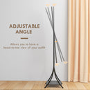 HOMCOM Freestanding Full Length Mirror Adjustable Full Body Mirror w/ Shelf