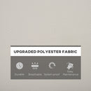 Outsunny 7 Pcs Outdoor Cushion Pads for Rattan Patio Conversation Set, Cream