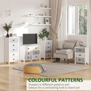 HOMCOM Chest of Drawers, 6 Drawer Unit Storage Chest Bedroom Living Room