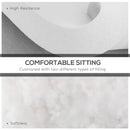 Outsunny Replacement Cushions for Outdoor Furniture Garden Seat Cushion Pad