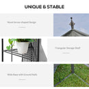 Outsunny 3 x 3(m) Garden Gazebo Double Top Gazebo Canopy w/ Mesh Grey