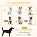 PawHut 65cm Raised Pet Bed Elevated Dog bed For Small Sized Dogs Cushion