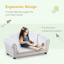 HOMCOM Kids Sofa 2 Seater Childrens Armchair Furniture Bedroom Playroom