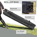 Outsunny Pop Up Gazebo Foldable w/ Wheeled Carry Bag & 4 Weight Bags, Grey