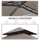 Outsunny 2.5x1.5m BBQ Tent Canopy Patio Outdoor Awning Gazebo Party Sun Shelter