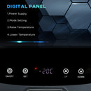 HOMCOM 12 Volt Car Refrigerator 24L Portable Compressor Cooler Fridge Freezer