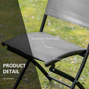 Outsunny 3 Piece Patio Dining Set - Black