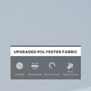 Outsunny 3PCs Rattan Garden Seat Cushions Pads for Patio Furniture, Grey