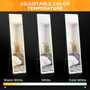 HOMCOM LED Lighted Full Length Mirror, Floor Standing or Wall Mount Bedroom