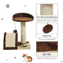 PawHut Cat Tree Kitten Scratching Scratcher Cosy Sisal Home Play Rest Activity