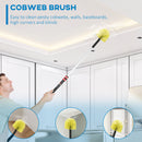 HOMCOM Extendable Feather Duster Cleaning Kit W/ Telescopic Pole 1.8m/5.9ft