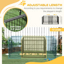 PawHut Heavy Duty 6 Panel Pet Playpen for Small Dogs, 82.5-150 x 61cm