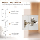 HOMCOM Kitchen Cupboard Storage Cabinet with Drawer, Countertop, White