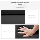 Outsunny Set of 2 Lounger Cushions Deep Seat Patio Cushions with Ties Black