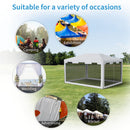 Outsunny 4 x 3m Party Tent Waterproof Garden Gazebo Canopy Wedding Cover Shade