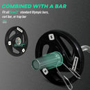 SPORTNOW Olympic Weight Plates For 2'' Barbell Bar With Tri Grips, 2 X 5kg