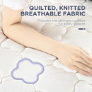 HOMCOM Double Mattress W/ Breathable Foam Pocket Innerspring 190cmx137cmx18cm