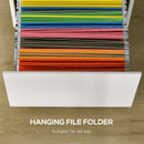 Vinsetto Mobile Filing Cabinet Lockable File Cabinet A4 Size W/ 2 Drawers White