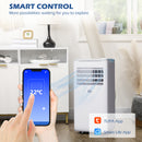 HOMCOM 9,000 BTU Portable Air Conditioner Unit With WiFi Smart App, 20m²