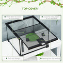 PawHut Glass Reptile Terrarium Habitats For Lizards, Frogs, Snake 30 X 30 X 20cm