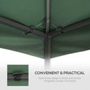 Outsunny 3(m) 2 Tier Garden Gazebo Top Cover Replacement Canopy Roof Dark Green