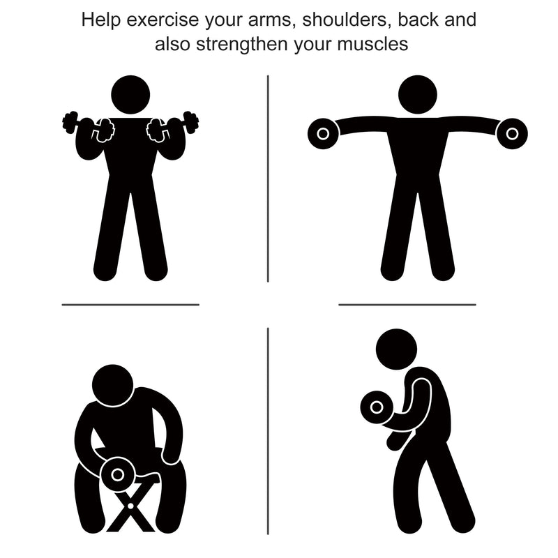 HOMCOM 30KG Adjustable Dumbbells Weight Set Hand Weight for Body Fitness
