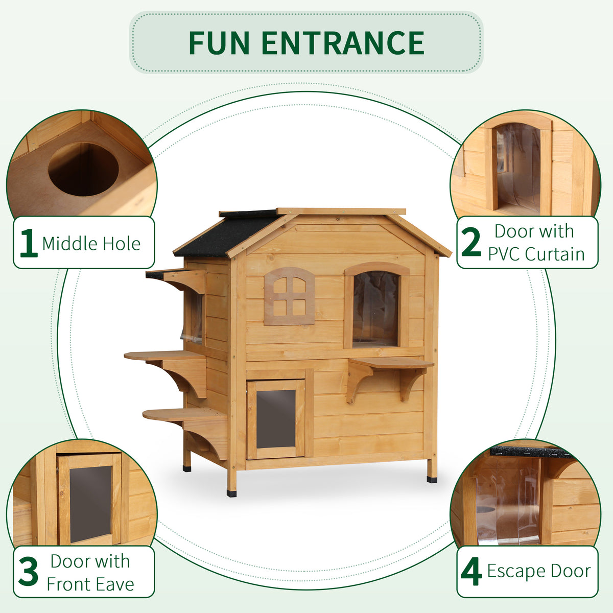 Cat cave door deals