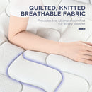 HOMCOM Double Mattress W/ Breathable Foam Pocket Innerspring 190cmx137cmx22.5cm