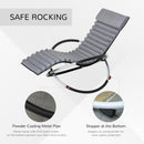 Outsunny Rocking Chair - Grey