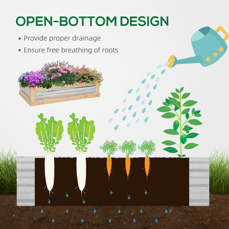 Outsunny Raised Garden Bed Kit