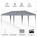 Outsunny 3 x 6 m Pop Up Gazebo Patio Party Event Heavy Duty Canopy Grey