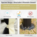 Outsunny 3m x 3.6m Aluminium Gazebo Canopy Patio Marquee Party Tent Cream White