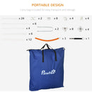 PawHut Six-Piece Dog Agility Equpiment Set w/ Carry Bag