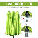 Outsunny 4.6M Garden Patio Umbrella Canopy Parasol Sun Shade w/o Base Green