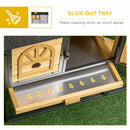PawHut Rabbit Hutch Outdoor Bunny Cage w/ Run, Removable Tray, 120 x 55.5 x 80cm