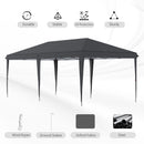 Outsunny 3 x 6 m Pop Up Gazebo Patio Party Event Heavy Duty Canopy Black