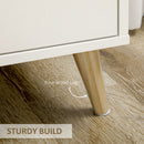 HOMCOM Free Standing Sideboard Storage Cabinet, Accent Cupboard with Drawer