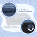 PawHut Dog Sofa Bed, Kitten Couch Chair w/ Soft Cushion, for Small Dogs - Blue