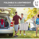 Outsunny Adjustable Sun Bed Garden Lounger Recliner Relaxing Camping Beige