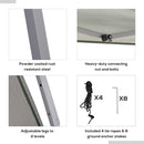 Outsunny 3 x3 x2.6m Folding Pop-up Garden Gazebo W/Mosquito Netting Green