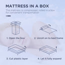 HOMCOM Double Mattress W/ Breathable Foam Pocket Innerspring 190cmx137cmx22.5cm