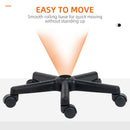 HOMCOM Beauty Massage Salon Facial Manicure Barber SPA Chair Stool Swivel