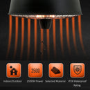 Outsunny Adjustable Infrared Halogen Ceiling Mounted Light Heater 1000/2500W