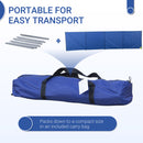 Outsunny Camping Windbreak Portable Wind Blocker Privacy Wall, 6.2m x 1.5m